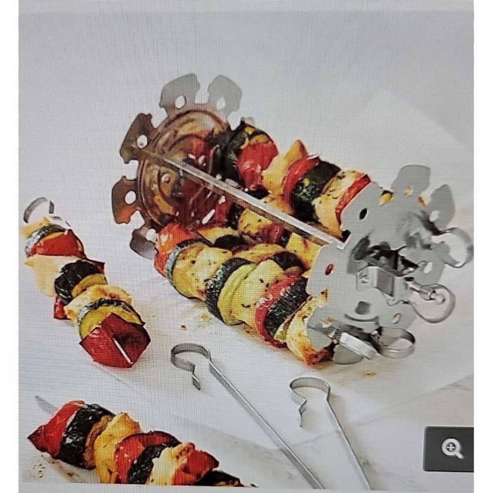 Pampered Chef Deluxe Air Fryer skewers #100285